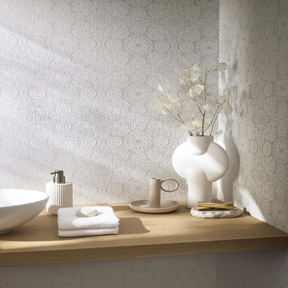 RF-3148 壁紙 のり付き クロス / ルノン / フレッシュ 花柄【15m+施工道具セット】