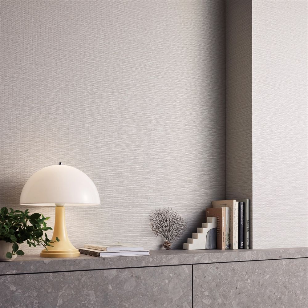 RF-3181 壁紙 のりなし クロス / ルノン / フレッシュ グレーの無地【サンプル】