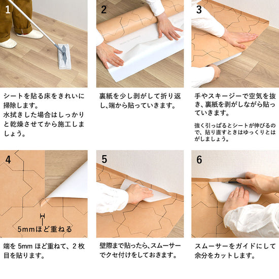 貼り方