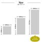 Hattan Palette ハッタン パレット Mono モノ 82 アイアン(90cm×270cm)