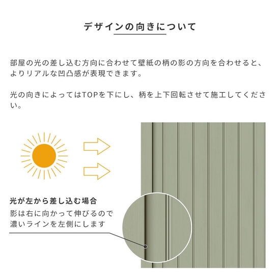 デザインの向きについて