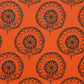 【切売】輸入壁紙　Texdecor CASAMANCE / テックスデコ オレンジ ダマスク / HER-ORANGE / 200408