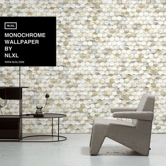 輸入壁紙 NLXL MONOCHROME WALLPAPER BEEHIVE WALLPAPER BY MR & MRS VINTAGE / MRV-14