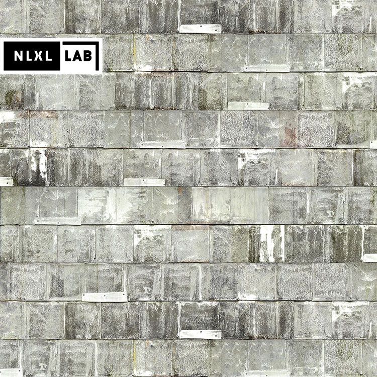 輸入壁紙 NLXL LAB 3 RUSTED METAL WALLPAPER BY PIET HEIN EEK METAL WHITE / PHE-20