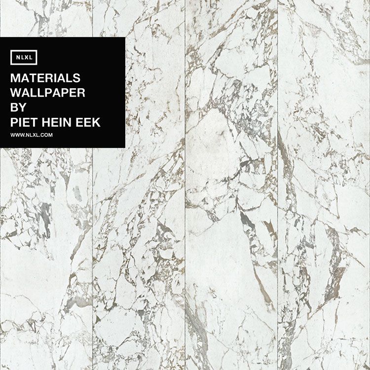 【切売】輸入壁紙 NLXL MATERIALS WALLPAPER BY PIET HEIN EEK WHITE MARBLE WALLPAPER / PHM-40B