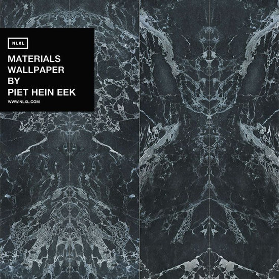 輸入壁紙 NLXL MATERIALS WALLPAPER BY PIET HEIN EEK BLACK MARBLE WALLPAPER / PHM-50A&PHM-50B 【2本セット】