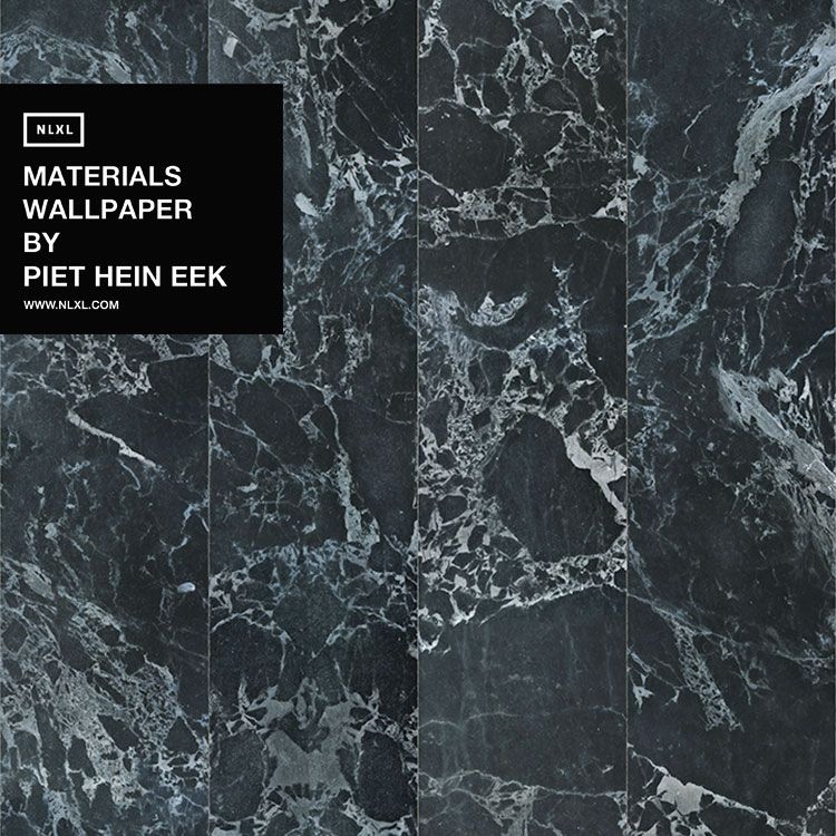 【切売】輸入壁紙 NLXL MATERIALS WALLPAPER BY PIET HEIN EEK BLACK MARBLE WALLPAPER / PHM-50B