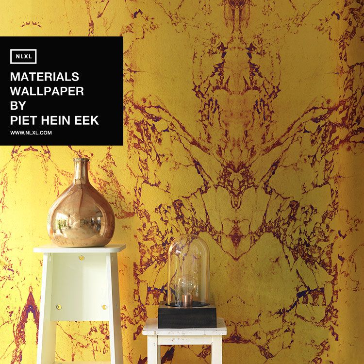 輸入壁紙 NLXL MATERIALS WALLPAPER BY PIET HEIN EEK GOLD MARBLE WALLPAPER / PHM-80&PHM-81 【2本セット】