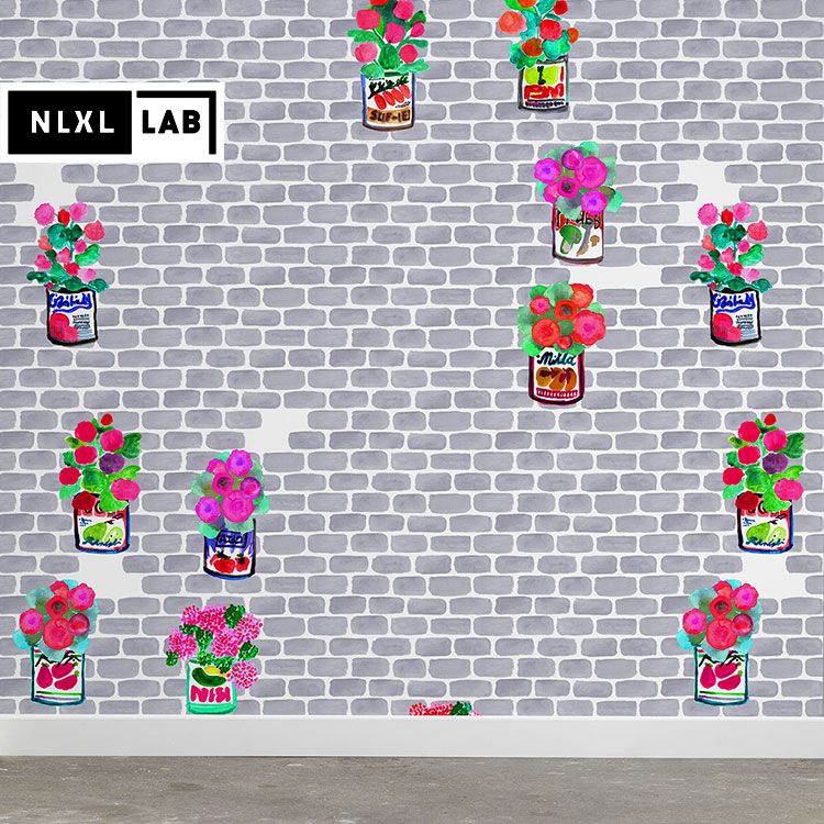 輸入壁紙 NLXL LAB Paola Navone Gerani Wallpaper PNO-10 