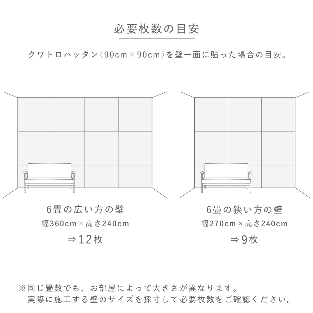 水で貼れる はがせる壁紙 Quattro Hattan クワトロ ハッタン(90cm×90cm)モルタル ベージュ