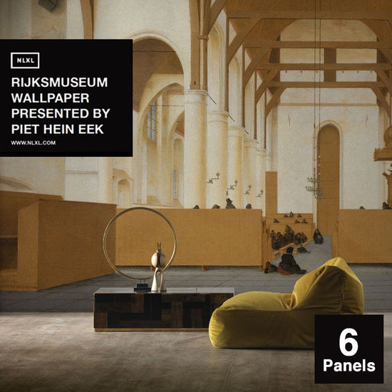 輸入壁紙 NLXL RIJKSMUSEUM WALLPAPER PRESENTED BY PIET HEIN EEK SAINT-ODULPHUS CHURCH / RKS-02【6パネル】