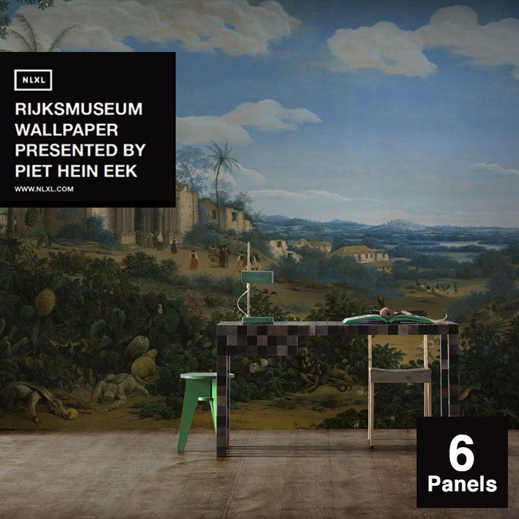 輸入壁紙 NLXL RIJKSMUSEUM WALLPAPER PRESENTED BY PIET HEIN EEK VIEW OLINDA / RKS-03【6パネル】