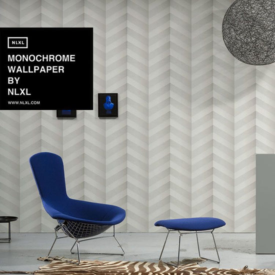 輸入壁紙 NLXL MONOCHROME WALLPAPER GRAPHIC CHEVRON WALLPAPER BY STUDIO BOOT / STB-01