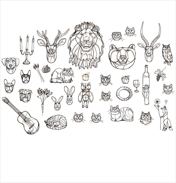 【卸専用】のりなしタイプ はがせるミューラル壁紙 WALLTZ ウォルツ HAyU 小川学 HAyU animals NWZ-HYAM