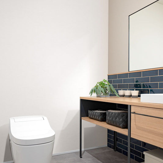 生のり付き【30m+施工道具セット】お買い得 国産壁紙 クロス / ルノン / 白の塗り壁調 RM-838