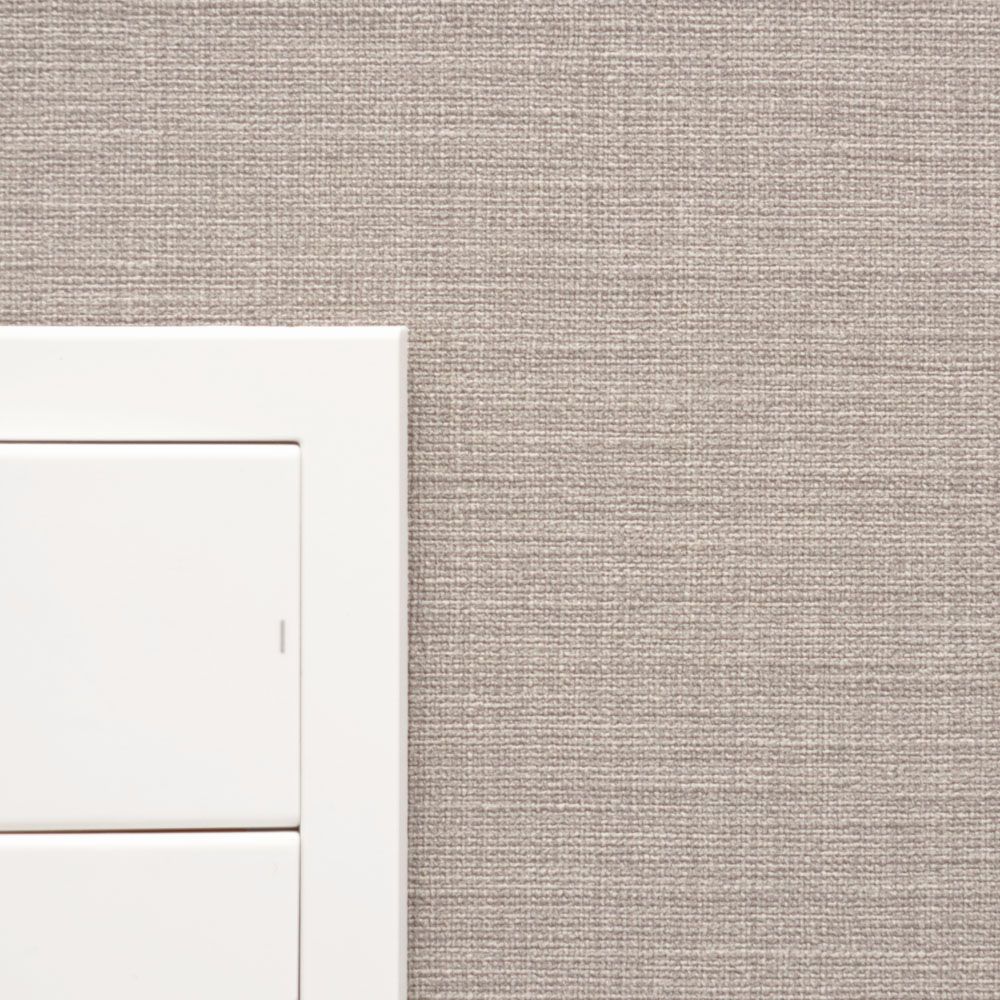 生のり付き【15mパック】お買い得 国産壁紙 クロス / ルノン / ライトグレー RM-864