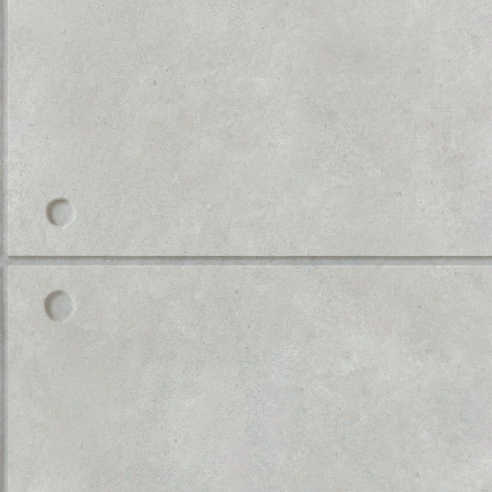 はがせる壁紙 シールタイプ Room No.0 モダンコンクリート (49cm×2.5mサイズ) TRN-MC02 シルバーグレー