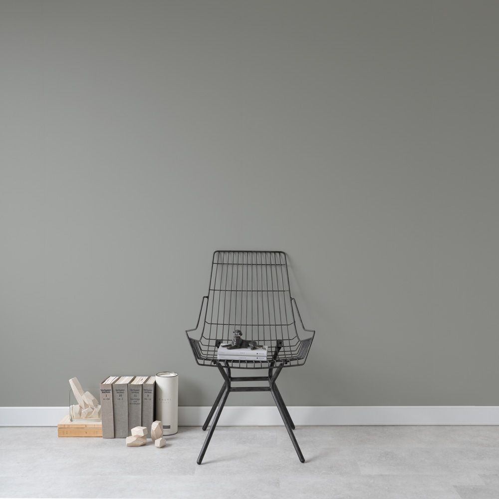 はがせる壁紙 のりなしタイプ Room No.0 モノトーン (49cm×2.5mサイズ) NRN-MT03 スモーキーグレー