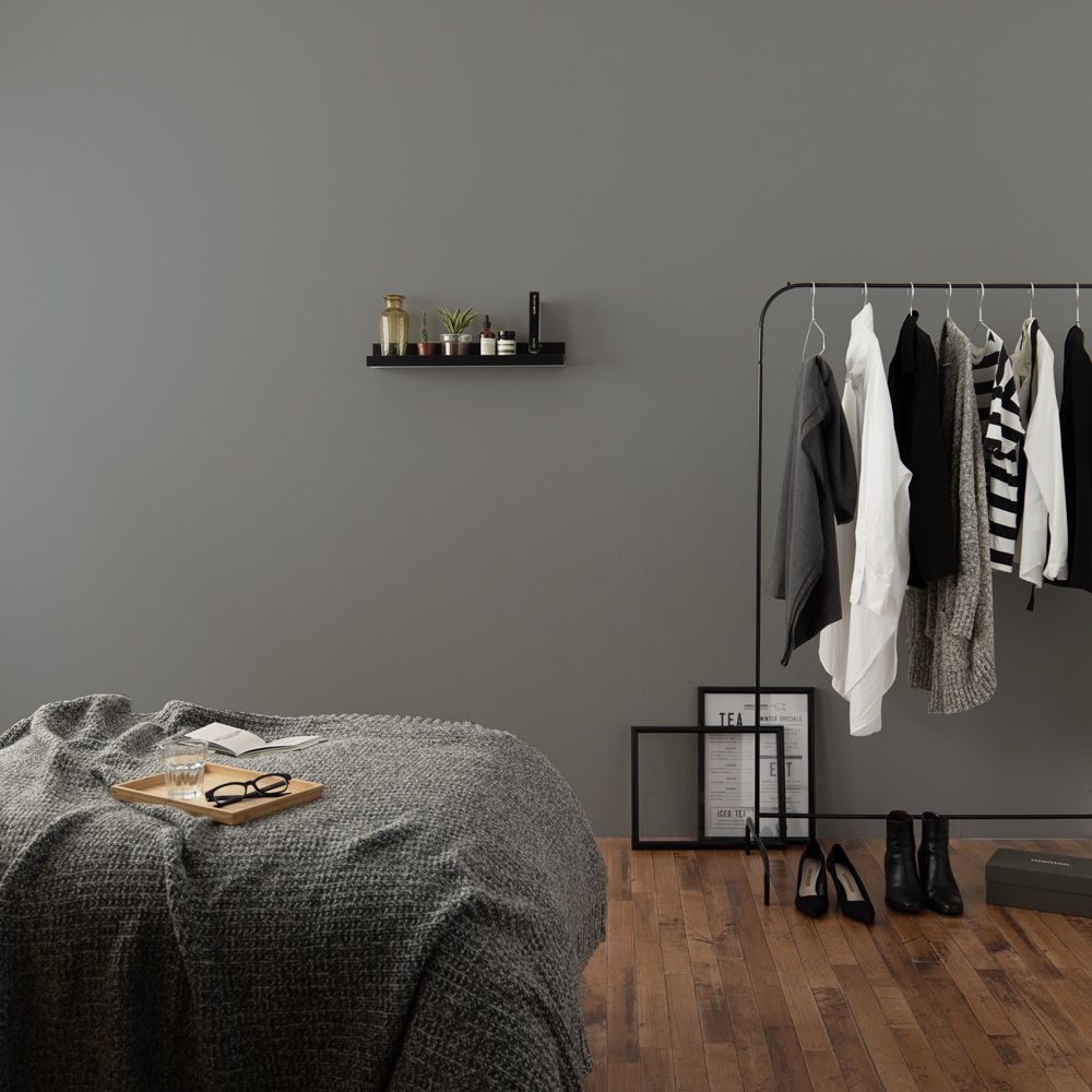 はがせる壁紙 のりなしタイプ Room No.0 モノトーン (49cm×3mサイズ) NRN-MT04 アスファルト