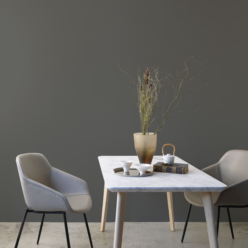 はがせる壁紙 のりなしタイプ Room No.0 モノトーン (49cm×2.5mサイズ) NRN-MT05 チャコールグレー