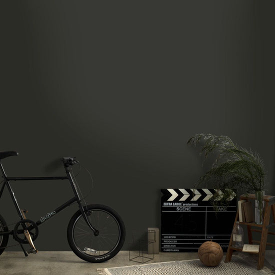 はがせる壁紙 のりなしタイプ Room No.0 モノトーン (49cm×2.5mサイズ) NRN-MT06 ピュアブラック