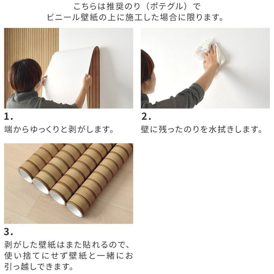 壁紙のはがし方