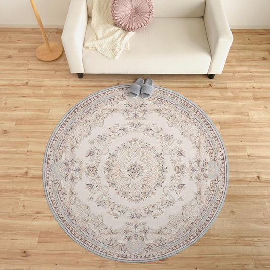 150cm×150cm　円形 クラシック・ペルシャ スカイヴェール Mon Sucrier