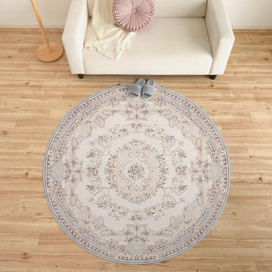 150cm×150cm　円形 クラシック・ペルシャ スカイヴェール Mon Sucrier