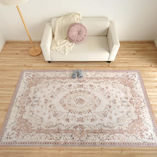 150cm×250cm クラシック・ペルシャ ミルクティーベージュ Mon Sucrier