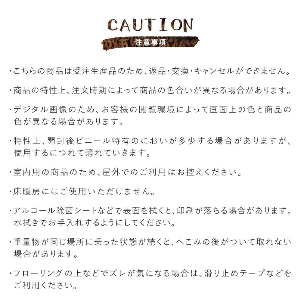 拭ける OSANSHO Floor Mat オオサンショウウオ フロアマット