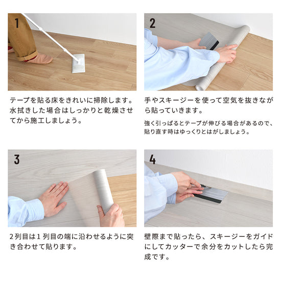 貼り方