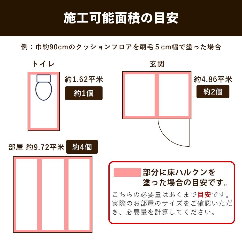 クッションフロア用 接着剤 床ハルクン (ユカハルクン) パウチ