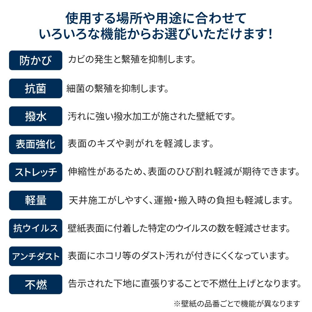 のりなし【1m単位切り売り】お買い得 国産壁紙 クロス / 東リ / 石目調 VS-2003