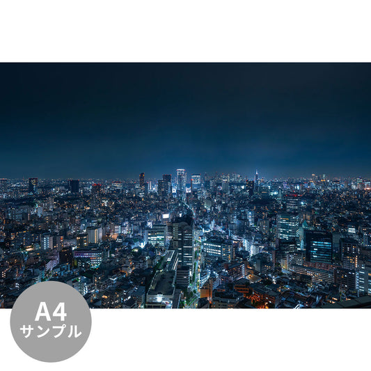 【サンプル】はがせるミューラル壁紙 シールタイプ 東京風景・夜景 TSO-G00037