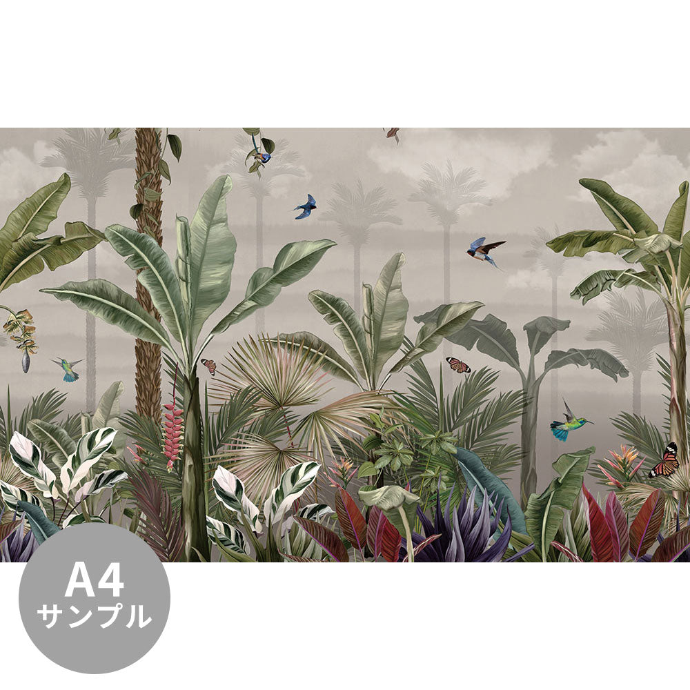 【サンプル】はがせるミューラル壁紙 シールタイプ Tropical jungle TSO-G00042