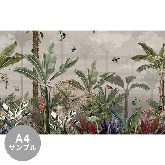 【サンプル】はがせるミューラル壁紙 シールタイプ Tropical jungle TSO-G00042