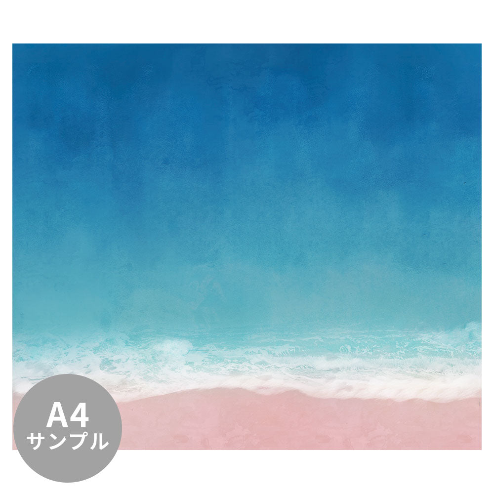 【サンプル】はがせるミューラル壁紙 のりなし Pink Beach  NSO-G00066