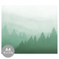 【サンプル】はがせるミューラル壁紙 シールタイプ Forest Mist Green TSO-G00068