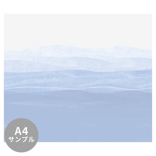 【サンプル】はがせるミューラル壁紙 シールタイプ Tide Cornflower Blue TSO-G00085