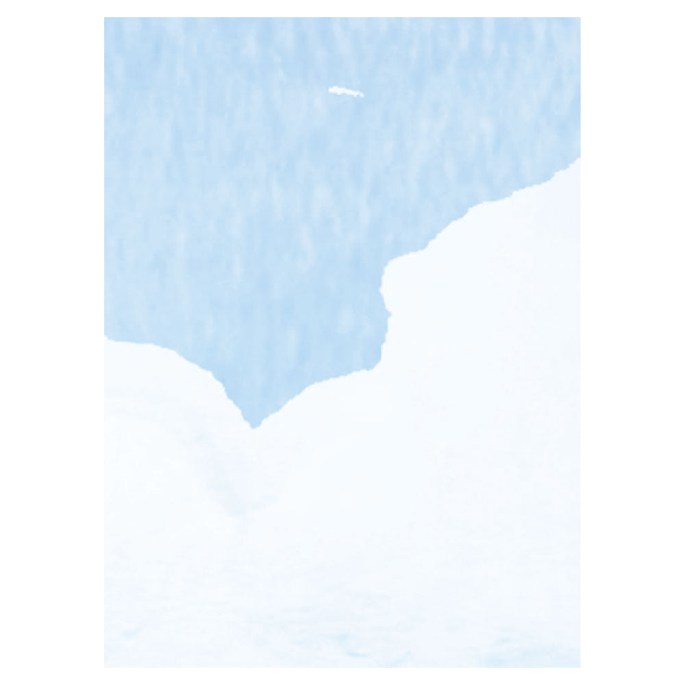 【サンプル】はがせるミューラル壁紙 のりなし Watercolor Sky Blue NSO-G00106