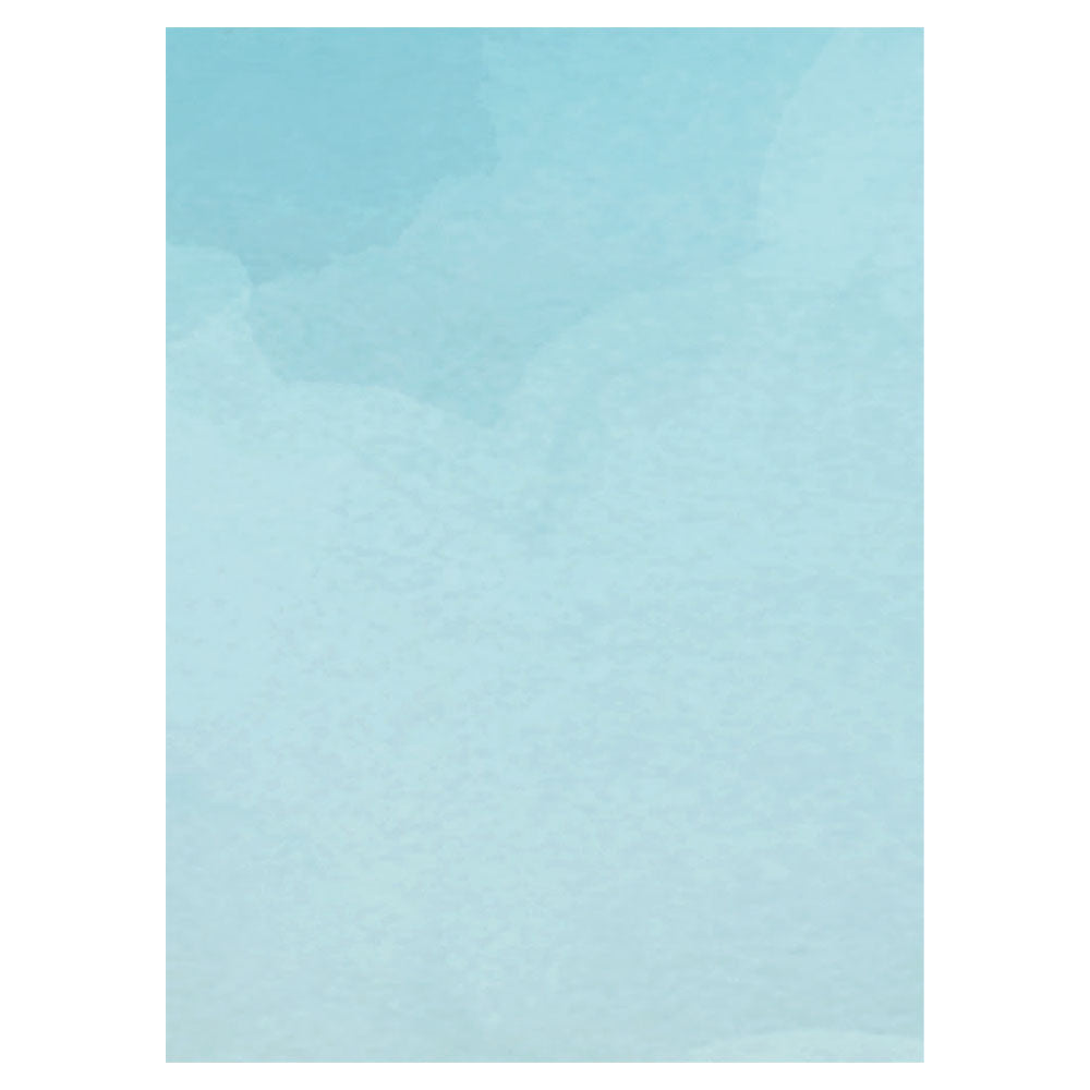 【サンプル】はがせるミューラル壁紙 のりなし Watercolor Clouds Day NSO-G00110