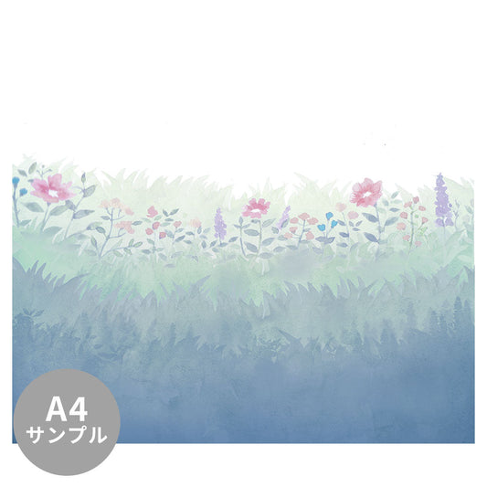 【サンプル】はがせるミューラル壁紙 シールタイプ Flower Field Summer TSO-G00124