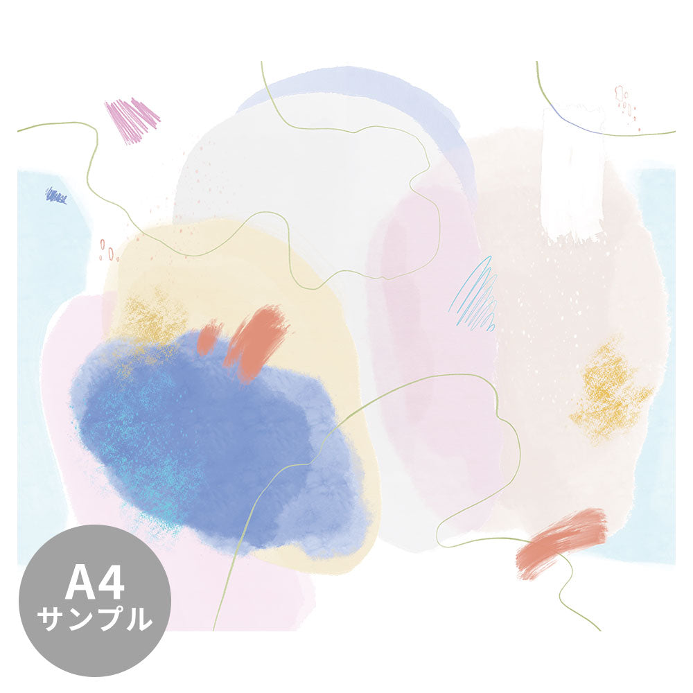 【サンプル】はがせるミューラル壁紙 シールタイプ Playful Space Candy TSO-G00150