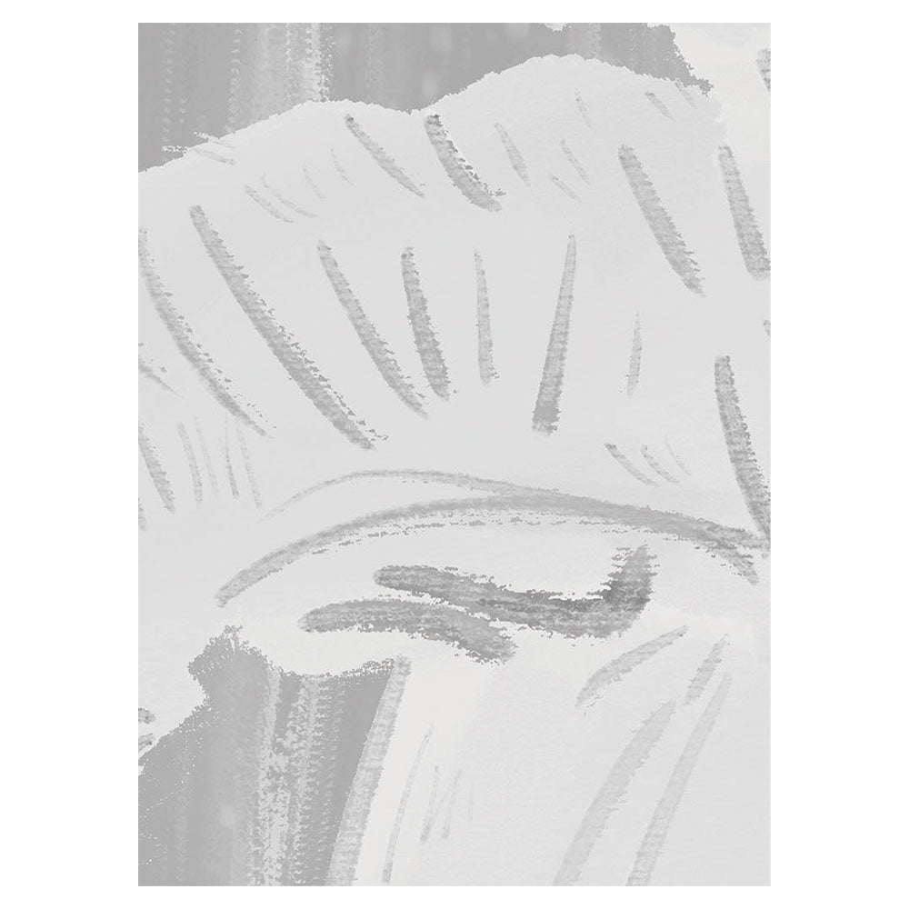 【サンプル】はがせるミューラル壁紙 のりなし Bonsai Garden Silver NSO-G00154