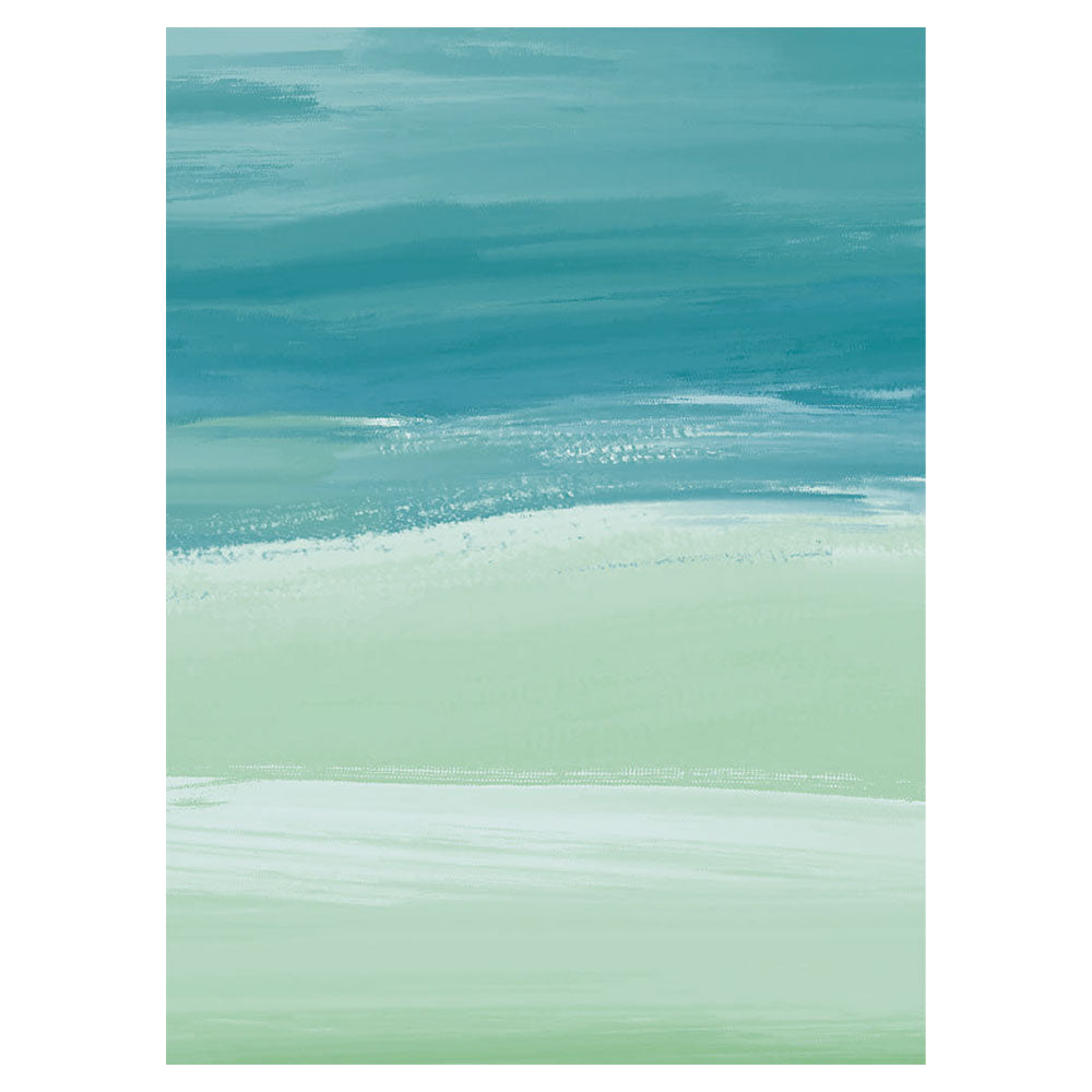 【サンプル】はがせるミューラル壁紙 のりなし Seaside Acrylic Teal NSO-G00157