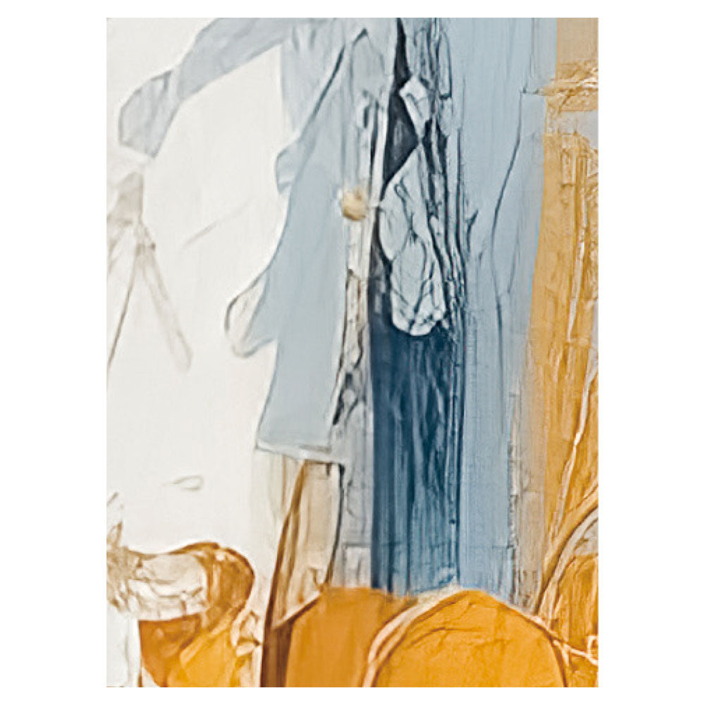 Abstract oil painting Blue NSO-G00295