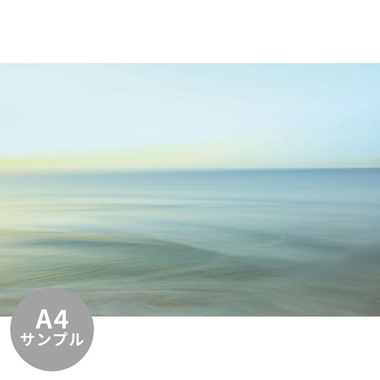 【サンプル】はがせるミューラル壁紙 シールタイプ 海の景色壁紙 鍵井靖章 朝の水面（鎌倉七里ヶ浜） TSO-K00017