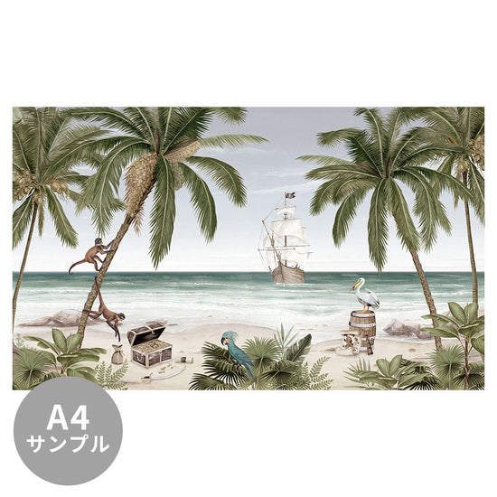 【サンプル】はがせるミューラル壁紙 のりなし KIKKI BELLE Pirate Bay W13329