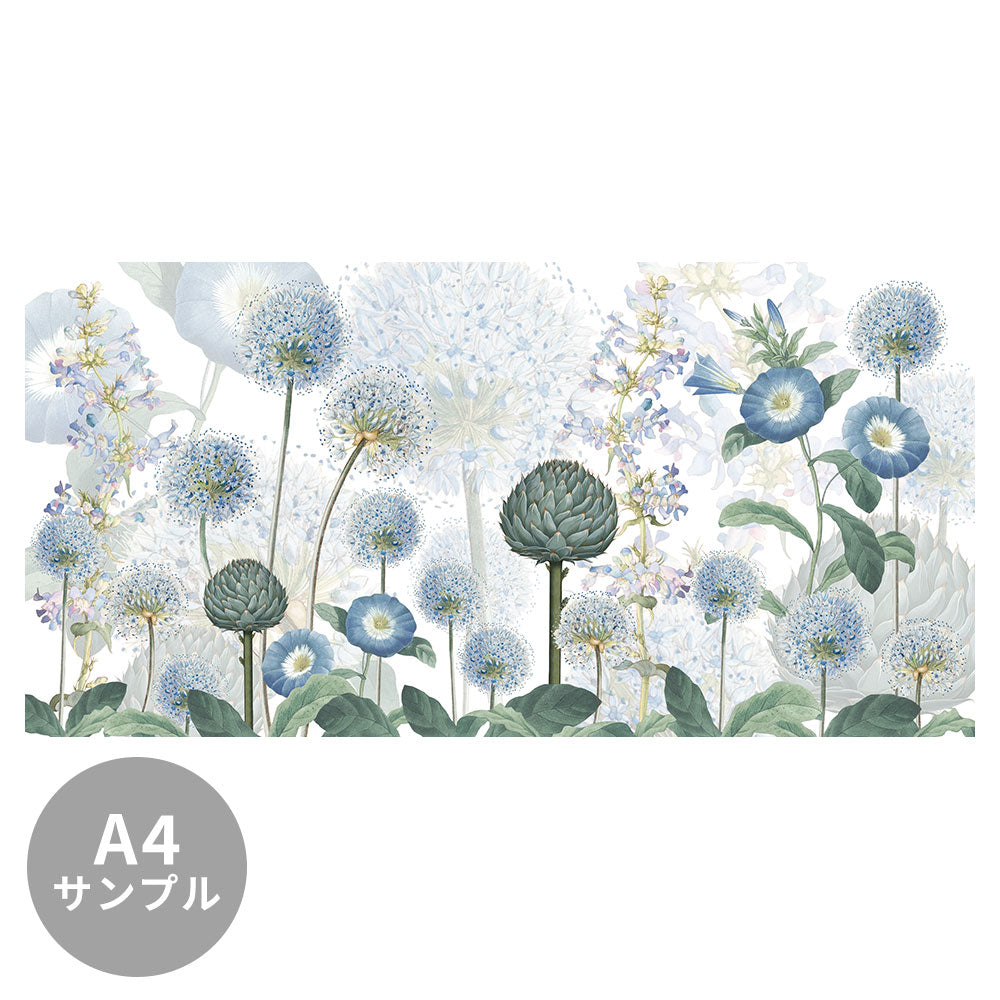 【サンプル】はがせるミューラル壁紙 のりなし Sir Edward Blue Wild Meadow W13358