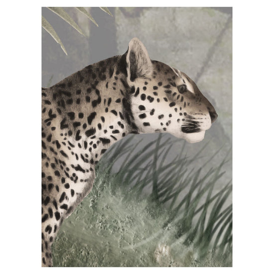 Sir Edward Leopard Landscape Green W13375